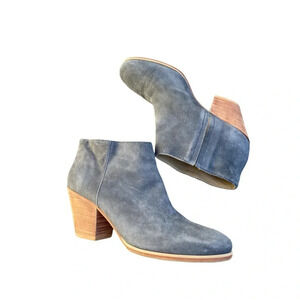 Rachel Comey suede grey heeled bootie size 8.5 vguc